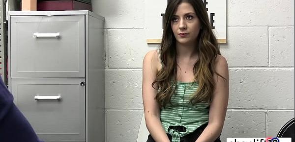  Two hot teens Natalie Brooks busted and fucked so hard by a perverted policeman